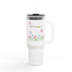 Personalized Butterfly Insulated Travel Mug - 40oz