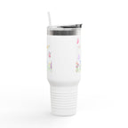 Personalized Butterfly Insulated Travel Mug - 40oz