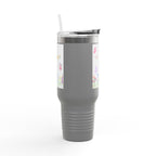 Personalized Butterfly Insulated Travel Mug - 40oz