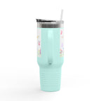 Personalized Butterfly Insulated Travel Mug - 40oz