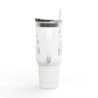 Personalized Butterfly Insulated Travel Mug - 40oz