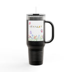 Personalized Butterfly Insulated Travel Mug - 40oz