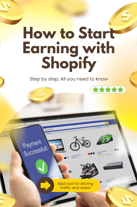 "Turn Clicks into Cash: Shopify Beginner’s Guide to Making Money"