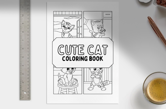 "Crazy Cats: A Hilarious Coloring Book for Kids"