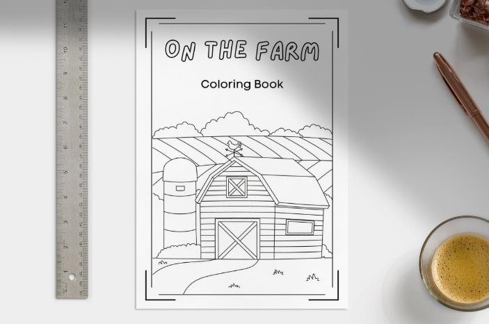 Fun on the Farm Coloring Book for Kids