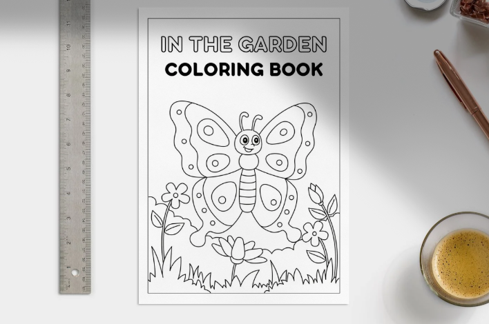 Cute Garden Friends Coloring Book