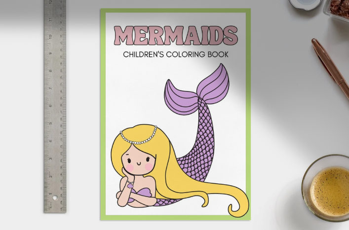 Magical Ocean Adventures: Mermaids & Sea Creatures Coloring Book for Kids