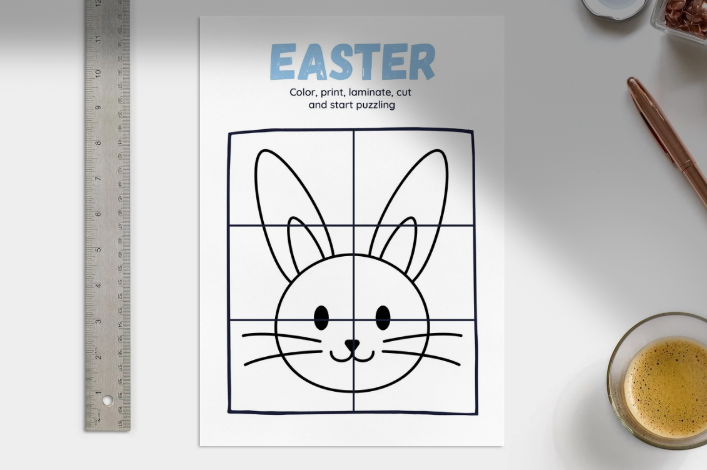 Easter Coloring & Puzzle Book for Kids: Fun Holiday Games, Mazes & Cute Coloring Pages