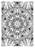 Black & White Mandalas Adult Coloring Book: Relaxing Patterns for Stress Relief & Mindfulness