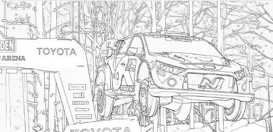 WRC Coloring Book