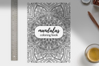 Black & White Mandalas Adult Coloring Book: Relaxing Patterns for Stress Relief & Mindfulness