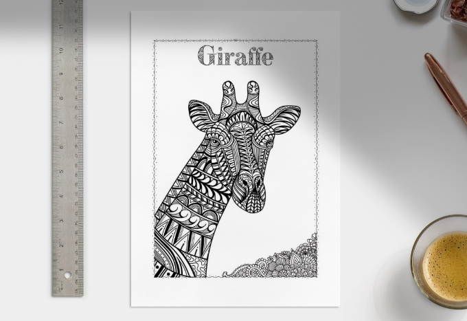 Wild Animal Mandala Coloring Book: Intricate Designs of Lions, Elephants, Tigers & More