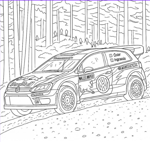 WRC Coloring Book